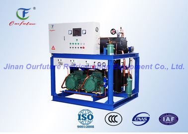  High Teperature Refrigeration Condenser Unit , Cold Storage Parallel Compressor