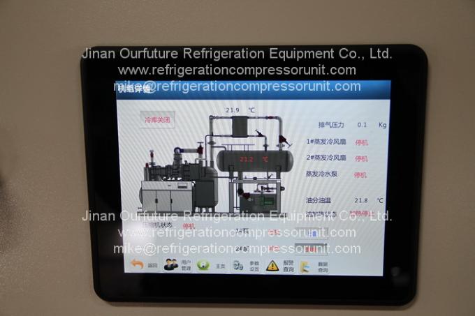 Kobelco Screw Co2 Refrigeration Compressor Rack Secondary 2 Stage