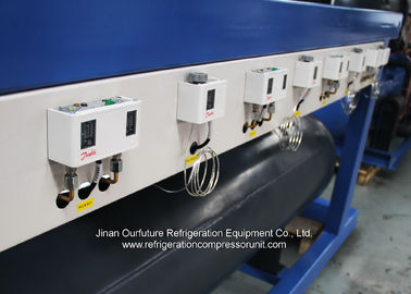 Ice Machine Cold Room Compressor Unit 100HP - 600HP Refrigeration Capacity