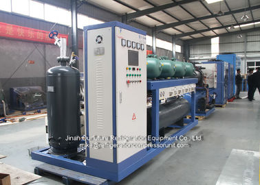 Professional Cold Room Compressor Unit Used In Meat Production Treatment