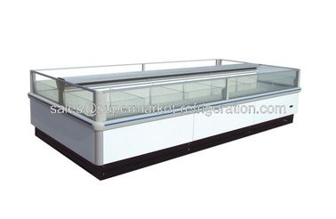 Energy Saving Food Display Cabinets Supermarket Fridges And Freezers With Sliding Glass Lid