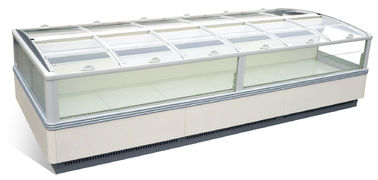 Energy Saving Food Display Cabinets Supermarket Fridges And Freezers With Sliding Glass Lid