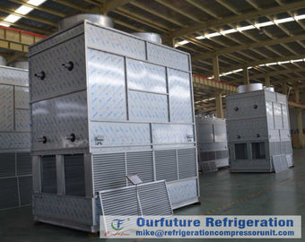 Downstreaming Type Evaporative Condenser For Cold Storage Refrigeration System