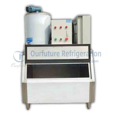 350 Kgs Commercial Fresh Water Flake Ice Machine With Germany Compressor