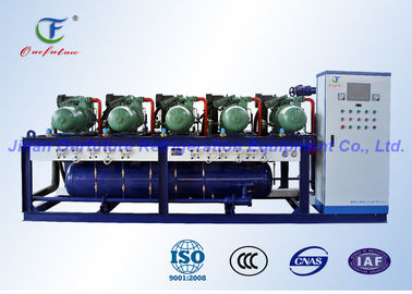  High Temperature Parallel Screw Compressor Unit For Blast Freezer