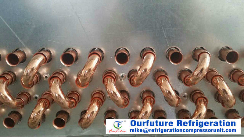 Water Flushing Defrost Type Unit Cooler Evaporator , Copper Tube Aluminum Fin Evaporators