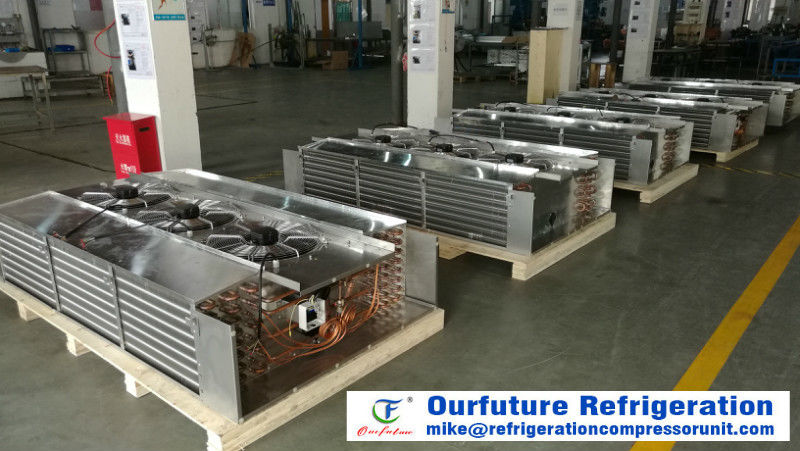 Lightweight Unit Cooler Evaporator / Air Cooling Unit With Hot Gas Defrosting For Cold Storage