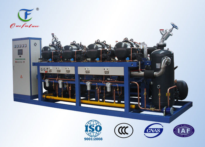 High Temperature Parallel Screw Compressor Rack Fusheng for Cold Chamber